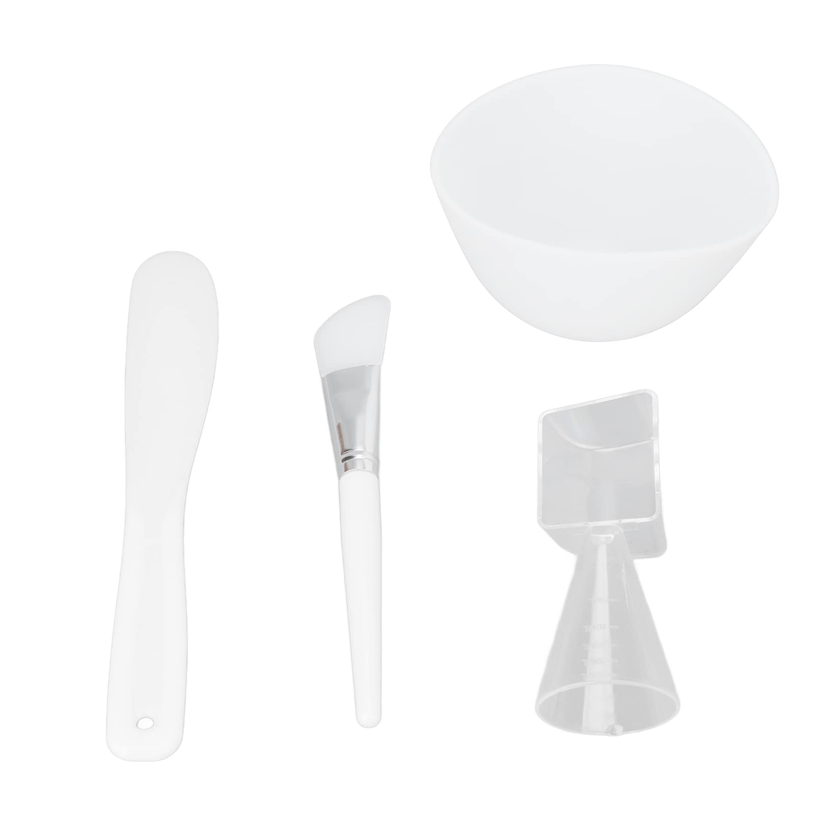 Face mask mixing tools wear resistant silicone brush face mask bowl set for home use