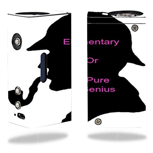 Hana Modz V4M DNA 40 Mini Vape E-Cig Mod Box Vinyl DECAL STICKER Skin Wrap / Silhouette Elementary Pipe Smoking Genius Printed Design