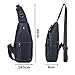 Mens Sling Bag Leather Chest Bag Shoulder Backpack Cross Body Travel,Rswsp,KA012BL