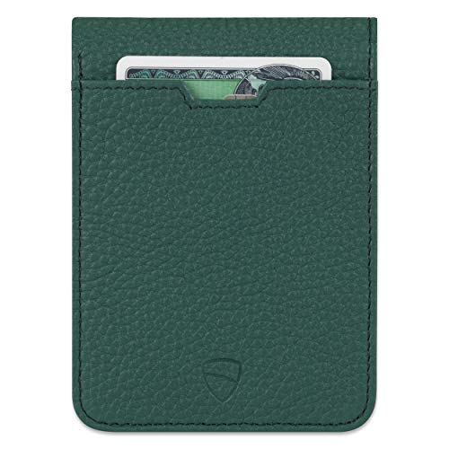 Vaultskin MANHATTAN Slim RFID Blocking Bifold Leather Wallet for Men - Minimalist Front Pocket Card Holder, Holds 9 Cards & Cash, Premium Italian Leather