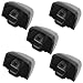 Door Handle Black Exterior Outside Front & Rear Set of 5 for 06-10 Hummer H3 H3T