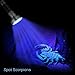 UV Flashlight Blacklight by WOLFWILL 100 LED Ultraviolet Black light Torch Pet Urine Stain Detector with UV Glasses for Scorpion, Bed Bugs, Car Freon Leaks