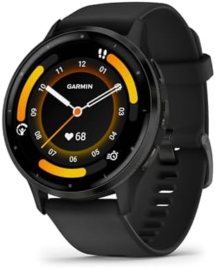 Venu 3, 45 mm, GPS-Fitness-Smartwatch, Schwarz/Schiefergrau