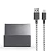 Native Union Dock+ Weighted Charging Dock with [Apple MFi Certified] Reinforced Lightning Cable for iPhone/iPad (Slate)