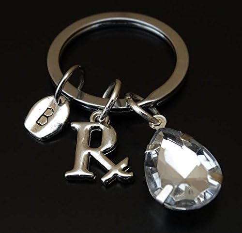 Pharmacy Keychain, Pharmacy Charm, Pharmacy Pendant, Pharmacy Gift, Pharmacy Student, Pharmacy Tech Gifts, Pharmacist Keychain, Pharmacist Gift, Pharmacist Gifts, Pharmacy Grad Gift