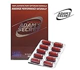 Adams Secret 2000 100% Natural Most Effective Male Libido Performance Enhancement Energy, and Endurance!10 Pills Per Pack (1PACK)