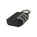 Yuauy 4 pcs Black Resettable 3 Dial Digit Combination Password Code Lock Padlock for Suitcase Luggage Travel Baggage Backpack