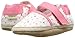 Robeez Kids' Sunshine Espadrille-K Crib Shoe, Bridget-White/Pink, 12-18 Months M US Infant