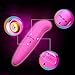 Ialwiyo Waterproof Dolphin Mini Mute Bullet Vibrator For Woman,Electric Auto Move Vibrating Stroker Adult Sex Products Love Toy Male Dildo Penis Dong Cock for Couple Female Women