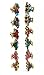 Yeshan Pack of 12pcs Vintage Metal Hair Claw Clip ,Crystal and Rhinestones Small Jaw Hair Clip