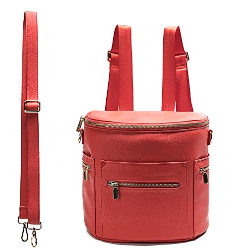 leather diaper bolsa backpack by miss fong