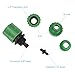 BeGrit Garden Hose Pipe One Way Adapter Tap Connector Fitting for Irrigation 2-Pack