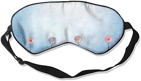 LORIE WESTERN Watercolor Flowers Comfortable Sleep Aid Blindfold Eye Shield
