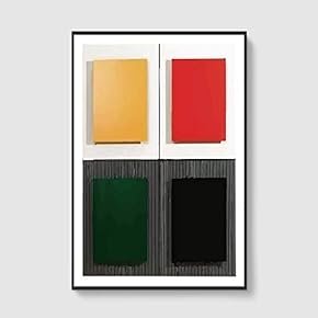 SIGNFORD Framed Canvas Home Artwork Decoration Lines Art...