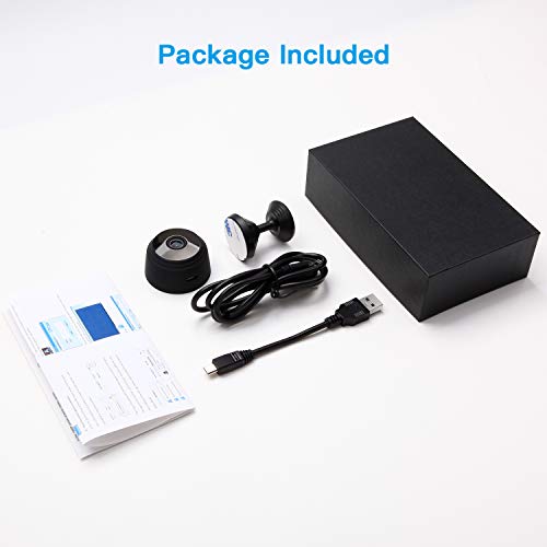 Spy Camera Wireless Hidden WiFi Camera HD 1080P Mini Camera Portable Home Security Cameras Covert Nanny Cam Small Indoor Video Recorder Motion Activated/Night Vision Remote Monitor Phone App - Thumbnail 6