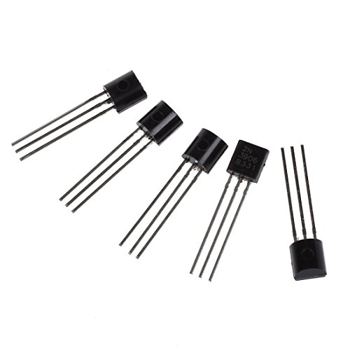 TOOGOO(R) 2N3906 3 Pins General Purpose PNP Bipolar Transistors 50 Pcs