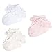 WooWan 0-8T Baby Girls Princess Lace Summer Ruffles Socks Set for Newborn Infant Toddlers(Pack of 3)