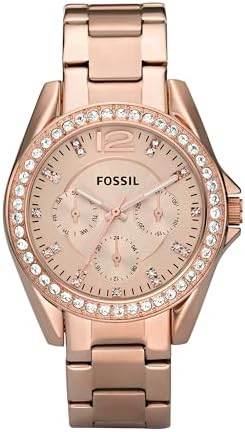 Fossil Ladies Riley Rose Gold Watch ES2811 price in UAE Amazon