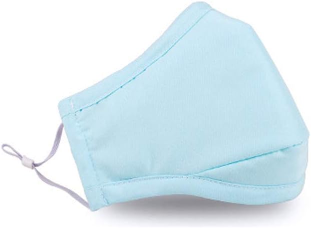 Dust Mask Anti Pollution Pm2.5 Anti-Fog Face Masks Washable and Reusable Dustproof Respirator Safety Mask Personal Protective Outdoor Activities Running Riding，Filter Mask with 2 Filters.(sky blue)