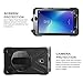 MoKo Case Fit Samsung Galaxy Tab Active 2 8.0, Heavy Duty Shockproof Full-Body Rugged 360 Degree Rotating with Shoulder Strap Stand Cover for Galaxy Tab Active 2 8