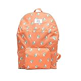 Itraveller Lightweight Cartoon Print Packable Backpack Bag for Woman Children Travel Outdoors Hiking Camping (Orange Squirrel)