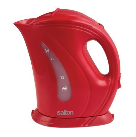 Click Here to See More Images Salton Cordless Electric Kettle 1.7 Liters (RED)