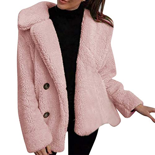 image for GOVOW Warm Jackets for Women in Winter Casual Solid Outwear Coat Overc