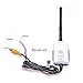 Hikity Wireless Video Transmitter & Receiver Kit for Car/Truck/Bus Backup Camera Rear View Camera Monitor System 9V-24V Lastest 2.4GHz Color Video Range 200ft (No obstacle)