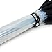 Becko Light Ladies Kids Clear & Black Elegant Bubble Golf Umbrella (for One Person)