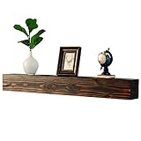 WELLAND Rustic Floating Shelf, Reclaimed Wood Wall