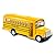 12 pcs in Box: 5" Die Cast Classic Long Nose School Bus, Pull Back Action (Yellow)