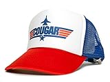 COUGAR Top Gun Unisex-Adult Trucker Cap Hat -One-Size Multi (Red/Royal/White)