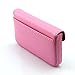 Partstock Multipurpose PU Leather Business Name Card Holder Wallet Leather Credit Card ID Case/Holder/Cards Case with Magnetic Shut Pink