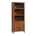 Sauder Carson Forge Library with Doors, Washington Cherry finish
