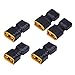 Racingirl NIDICI 5pcs XT60 Male to Deans Female T Plug Connector Adapter No Wires RC LiPo Battery Connectors