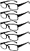 Readers 5 Pack of Elegant Womens Mens Reading Glasses with Beautiful Patterns for Ladies and Gentlemens Deluxe Spring Hinge Stylish Look 180 Day Guarantee