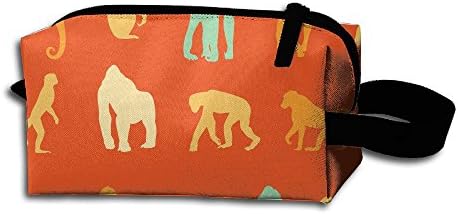 Gorilla Purification Process Portable Travel Cosmetic Bag For Women Multifuncition Pencil Bag
