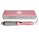 VAV Professional 3 In 1 Hair Curler/Hair Straightener/ Hot Brush 1.25 Inch Ceramic Coated Plates