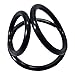 Nitrile Cock Rings Male Erection Enhancement Stay Hard Set of 3 Cock rings (Black) Discreet Packaging
