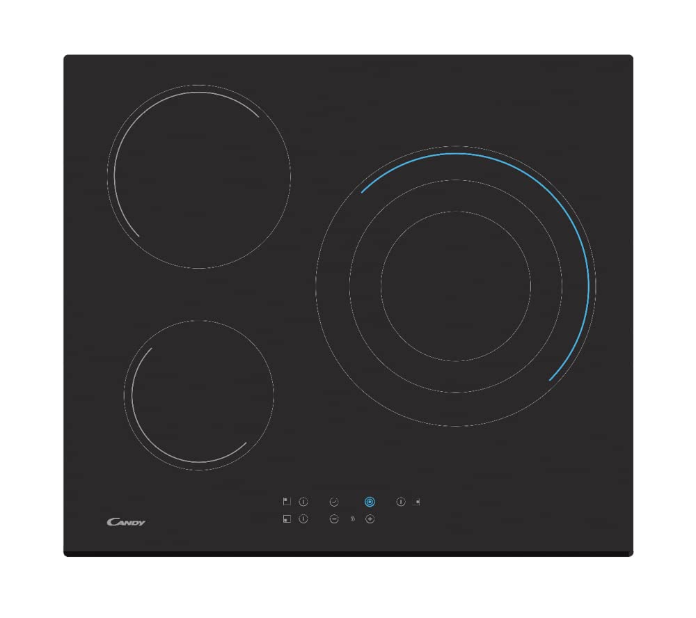 Candy-CH63TVT-Placa-Vitroceramica-3-Zonas-60CM-10-Niveles-de-Potencia-57KW-Biselada-Temporizador-Bloqueo-de