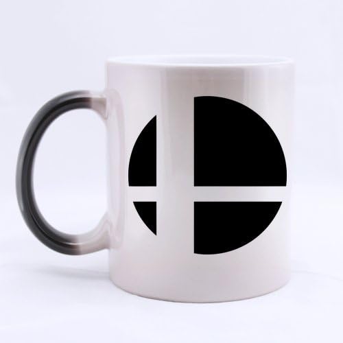 LaHuo Game Fans Super Smash Bros Morphing Mug Color Changing 11 OZ Ceramic Mug Cup
