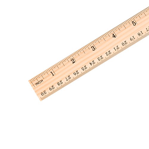 eborder 16 Pack 12 Inch Wood Ruler Student Rulers Wooden School Rulers