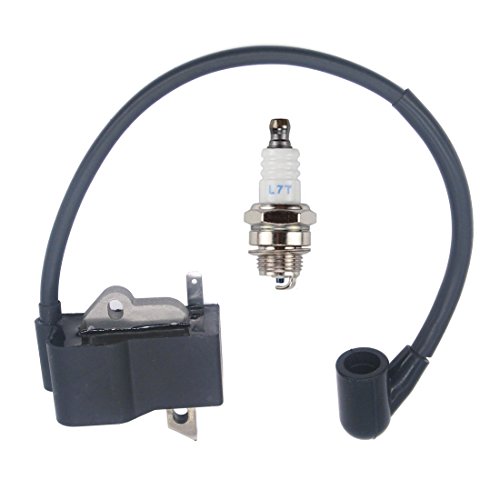 Atoparts Ignition Coil with Spark Plug for Husqvarna for 125L 125E 128L 128LD Line Trimmers Replaces 545046701