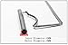 HONEYSEW Singer Featherweight Portable Thread Stand for Singer 221 222K Pfaff Elna Bernina Butterfly Old Household Sewing Machines