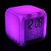CooCu Colour Change Glowing LED Alarm Clock display Time , Data , Week ,Temperature and Sleeping