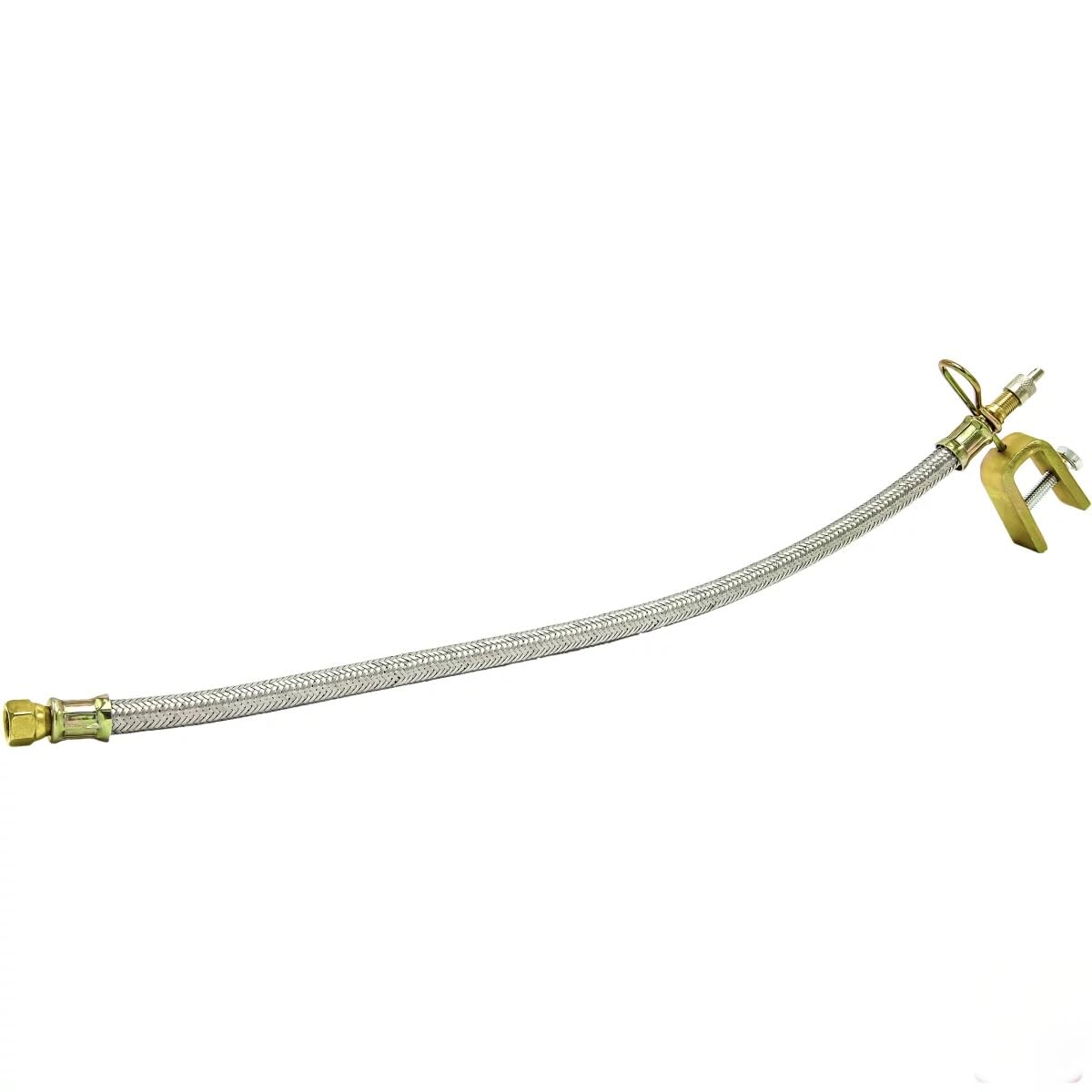 Universal flexible valve extension for twin tire trucks