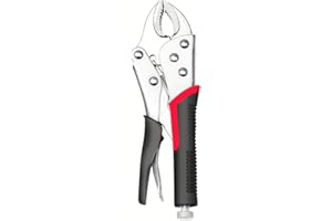 5-Inch Locking Pliers with Comfort Grip - Adjustable Vice Grip for Welding, Metal Bending, Woodworking & DIY Projects - Secur