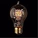 KINGSO 6Packs Vintage Edison Bulbs 60W A19 Squirrel Cage Filament Incandescent Antique Dimmable Light Bulb for Home Light Fixtures E27 Base 110V-23 Anchors