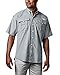 Columbia Men's Bahama II UPF 30 Short Sleeve PFG Fishing Shirt, Cool Grey, Small