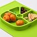 Non Slip Silicone Kids Placemats with Plate for Toddlers Babies Children Green